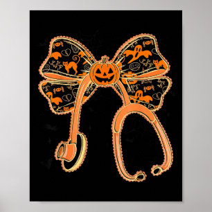 Stethoscoop Nurse Halloween Nurse Soky Coquette Pu Poster