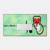 Stethoscoop Nurse Healthcare Desk Pad (Keyboard & Muis)