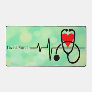 Stethoscoop Nurse Healthcare Desk Pad
