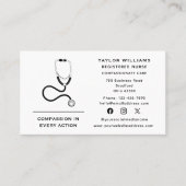 Stethoscoop Nurse Practitioner Cardioloog Doctor Visitekaartje (Voorkant)