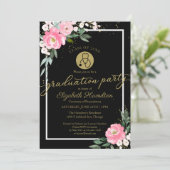 Stethoscoop Nursing School Afstudeerder Party Roze Kaart (Staand voorkant)