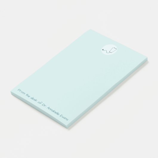 Stethoscoop Post-it® Notes (Schuin)
