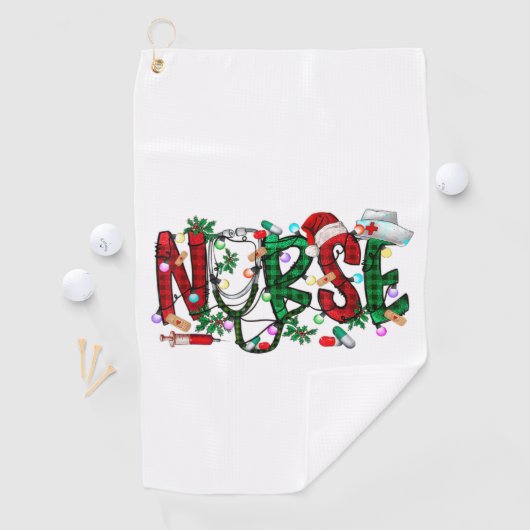 Stethoscoop RN LPN Scrub Nurs Golfhanddoek (Insitu)