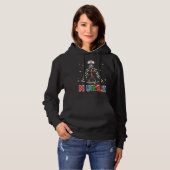 Stethoscoop RN LPN Scrub Nurs Hoodie (Voorkant volledig)