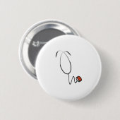 Stethoscoop Ronde Button 5,7 Cm (Voorkant /achterkant)