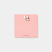 Stethoscoop roze gepersonaliseerd post-it® notes (Voorkant)
