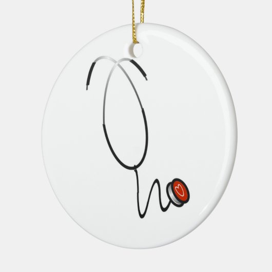 Stethoscoop T-shirts en cadeautjes Keramisch Ornament (Links)