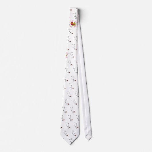 Stethoscoop T-shirts en cadeautjes Stropdas (Voorkant)