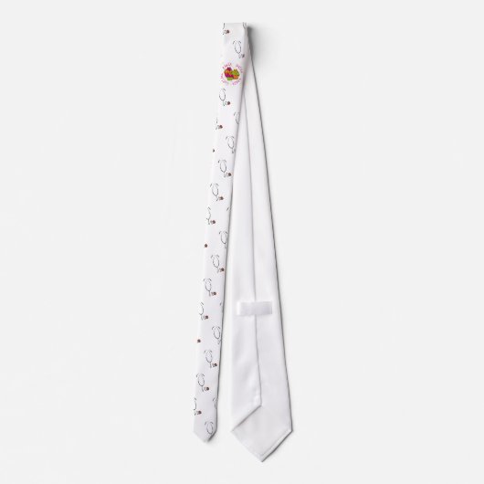 Stethoscoop T-shirts en cadeautjes Stropdas (Achterkant)