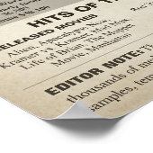 Stethoscoop Times for Nurse Retirement Party Poster (Hoek)