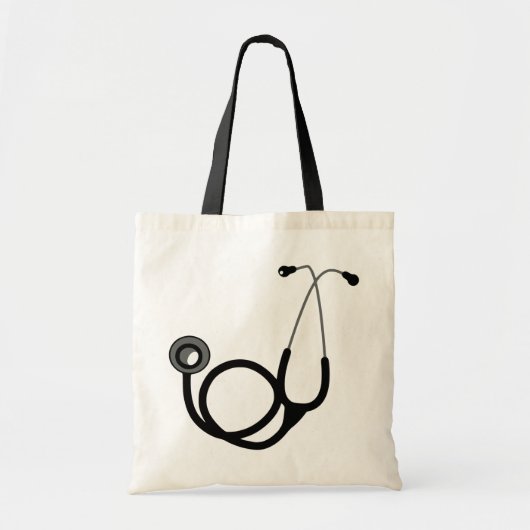 Stethoscoop Tote Bag (Voorkant)