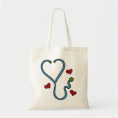 Stethoscoop Tote Bag (Voorkant)