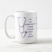 Stethoscoop uitzonderlijke verpleegkundige koffiemok (Links)