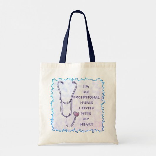 Stethoscoop uitzonderlijke verpleegkundige tote bag (Achterkant)