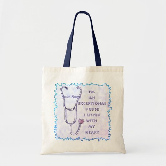 Stethoscoop uitzonderlijke verpleegkundige tote bag (Voorkant)