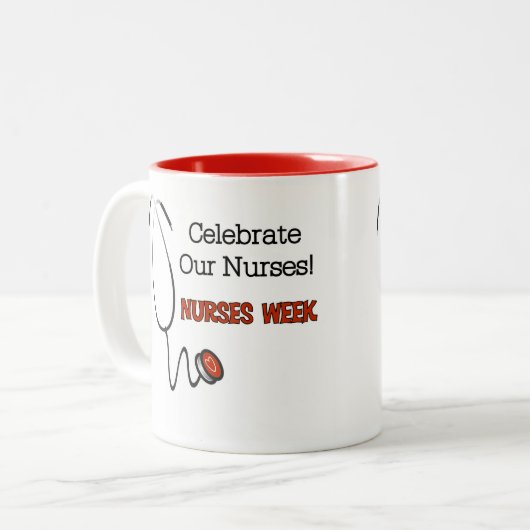 Stethoscoop Verpleegkundigen Week Mokken (Voorkant links)