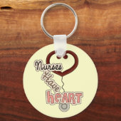 Stethoscoop verpleegsters hebben T-shirts en GIfts Sleutelhanger (Voorkant)