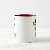 Stethoscoop verpleegsters hebben T-shirts en GIfts Tweekleurige Koffiemok (Center)