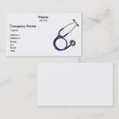 Stethoscoop-Visitekaartje Visitekaartje (Voorkant / Achterkant)