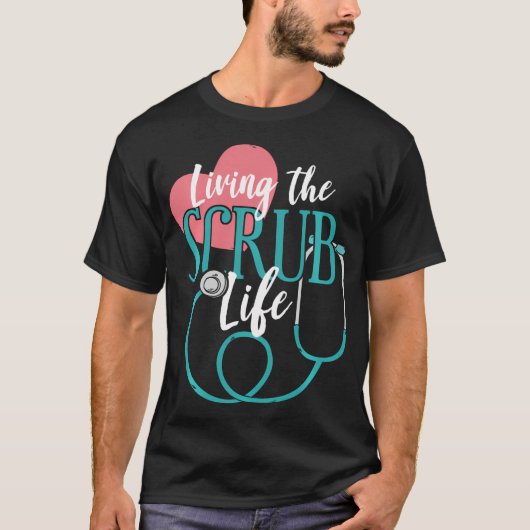 Stethoscoop voor doktersassistenten t-shirt (Voorkant)