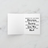 Stethoscoop Wenskaart Verpleegster LPN RN Witte Ja Kaart (Binnen)