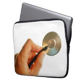 stethoscoop ziekenhuis ziek beter beterschap. laptop sleeve (Voorkant Links)