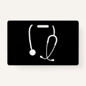 Stethoscoop Zurse Doctor Funny Nurse Badge (Voorkant)