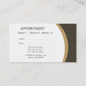 Stethoscoopdoctoren tekenen - Medisch Afsprakenkaartje (Achterkant)