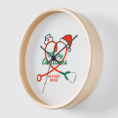 Stethoscoophart met kerstmuts (Hoek)