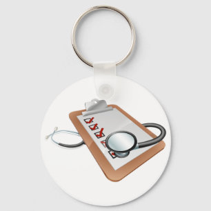Stethoscoopklembord Sleutelhanger