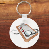 Stethoscoopklembord Sleutelhanger (Voorkant)