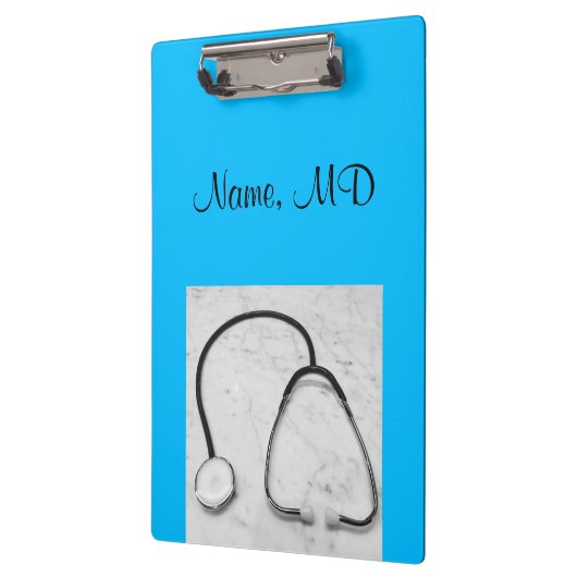 Stethoscoopturquoise, arts klembord (Links)