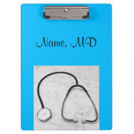 Stethoscoopturquoise, arts klembord