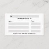 Stethoscope ECG Heartbeat Line ECG Wave Medical Afsprakenkaartje (Achterkant)