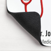 Stethoscope ECG Heartbeat Line ECG Wave Medical Muismat (Hoek)