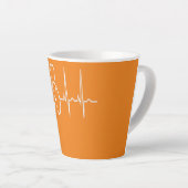 Stethoscope Heartbeat EKG Nurse Medical Doctor Latte Mok (Rechterhoek)