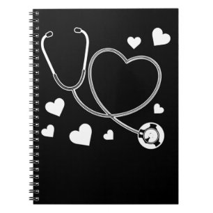 Stethoscope Nurse Love Hospital Notitieboek