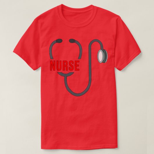 Stethoscope Nurse T-shirt (Design voorkant)