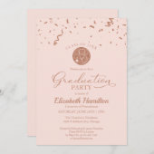 Stethoscope Nursing School Afstudeerder Party Roos Kaart (Voorkant / Achterkant)