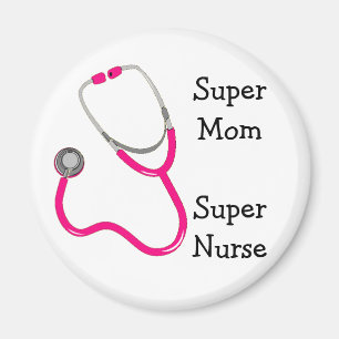Stethoscope Super Nurse Magnet