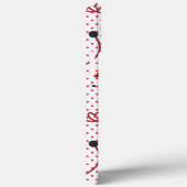 Stethoscopen en harten Monogram Case-Mate iPhone Case (Achterkant / Rechts)