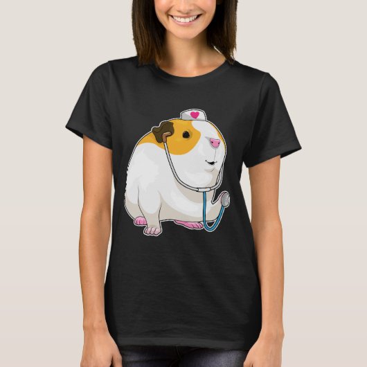 Stethoscopen van cavia's t-shirt (Voorkant)