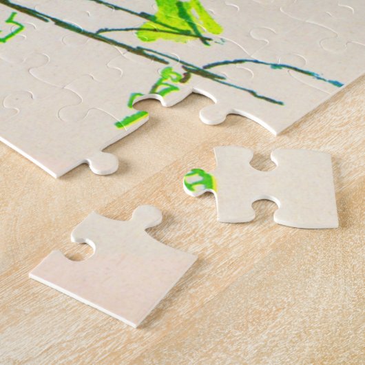 Stetson hoed man die een sigaret aansteekt legpuzzel (Zijkant)