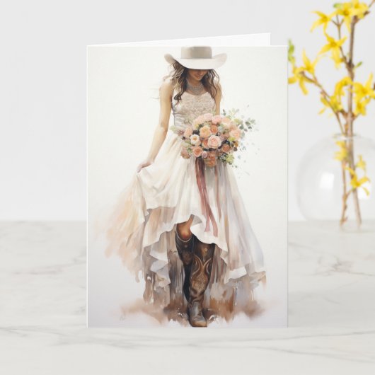 Stetson & Kant bruiloft: Chasing Horizons Kaart (Gele Bloem)