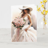 Stetson & Kant bruiloft: Lassoed in Kant Kaart (Gele Bloem)