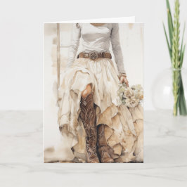 Stetson & Kant bruiloft: Western Belle Kaart