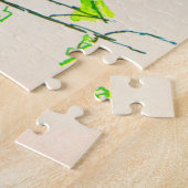 Stetson pet man dat een sigaret verlicht legpuzzel (Zijkant)