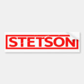 Stetson Stamp Bumpersticker (Voorkant)