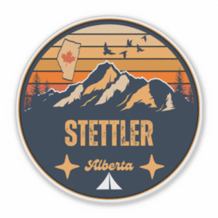 Stettler, Alberta Sticker