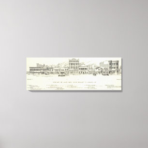 Steuart East Side Market and Mission Canvas Afdruk